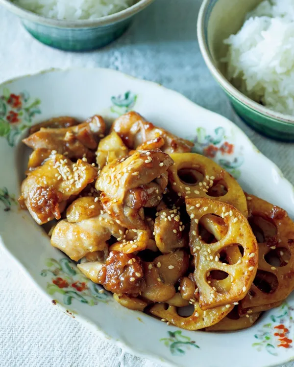 鶏の梅バター照り焼き